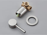 Dual Function Shower Mixer Valve Black Chrome – Concealed Brass Hot Cold Control | Diverter Valve | Modern Bathroom Fixture