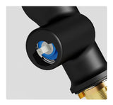 Digital Temperature Display Waterfall Bathroom Sink Faucet with Adjustable Spout Mixer