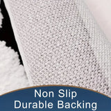 BathElegance Pro Non-Slip Bath Mat – Black & White Designer Bathroom Rug with High Absorbency