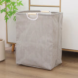EcoFold Waterproof Cotton Laundry Hamper – Compact, Portable & Sustainable