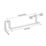 CabinHang – Stainless Steel Kitchen Towel Rack (No Drilling Required)