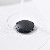 FlowLux Solid Brass Pop-Up Bathroom Sink Drain – Push-Down Stopper with Overflow Option (2.6” Universal Fit)