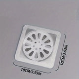 DrainShield Disposable Hair Catcher Stickers – 4-Inch Self-Adhesive Drain Protectors