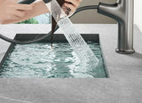 Pull-Out Bathroom Sink Faucet with Oral Rinse Function and Hot Cold Mixer