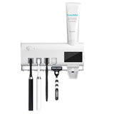 SolarBright UV Toothbrush Sanitizer & Automatic Toothpaste Dispenser – Solar Powered Wall-Mounted Sterilizer for a Cleaner, Healthier Bathroom