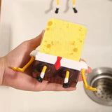CreativeDry Sink Drainage Basket Organizer – Wall Mounted Sponge & Brush Holder | Kitchen Sink Storage Rack | Space Saving Design