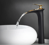 Modern White Waterfall Bathroom Sink Faucet – Single Handle Basin Mixer