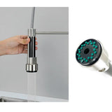 WaterSaver Premium Faucet Shut-Off Attachment – 360° Swivel Aerator with Stop Button