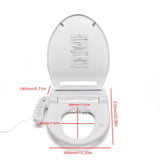 AquaLuxe SmartSpa Pro Bidet Seat – Heated Toilet Seat with Instant Warm Water Wash, Warm Air Dryer & Self-Cleaning Nozzles