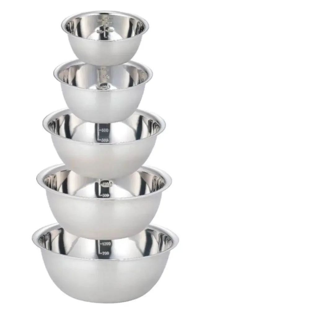 SteelNest – Stainless Steel Mixing Bowls Set for Kitchen, Camping & Outdoor