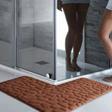 LushStep CornerCloud L-Shape Bath Mat – Ultra-Thick, Non-Slip, Super Soft Absorbent Bathroom Rug for Shower, Toilet & Entryway
