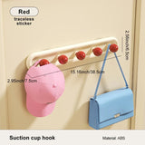 Dopamine Suction Cup Hooks – Drill-Free Wall Hangers with Ball Design | Durable ABS Hooks