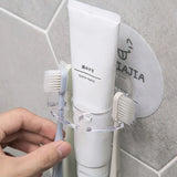 StickSpace No-Drill Toothbrush & Bathroom Organizer – Self-Adhesive Wall Storage Holder