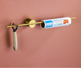 FlexRail Portable Swing Arm Towel Bar with Hook – 16" or 20" Aluminum Wall-Mount Holder
