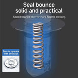 CleanSeal ProFlow Universal Pop-Up Drain Stopper & Hair Catcher – 2-in-1 Anti-Clog Sink, Shower & Bathtub Drain Filter