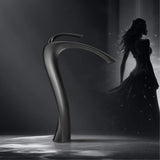 Luxury Chrome Brass Bathroom Sink Faucet with Single Handle and Anti-Leak Ceramic Valve