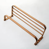 Aurielle Luxury Rose Gold Bathroom Hardware Set – 5-Piece Wall-Mounted Solid Brass Accessory Collection