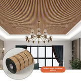 DecoWall Self-Adhesive PVC Wall Panels – Waterproof 3D Decorative Slat Stickers for Walls & Ceilings