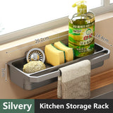 SinkMate Kitchen Sink Organizer – ABS Plastic Sponge & Draining Rack