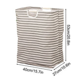 EcoFold Waterproof Cotton Laundry Hamper – Compact, Portable & Sustainable