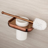 Aurielle Luxury Rose Gold Bathroom Hardware Set – 5-Piece Wall-Mounted Solid Brass Accessory Collection