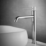 NoirÉlan Matte Black Luxury Bathroom Faucet – Solid Brass Single-Handle Sink faucet with Hot & Cold Control
