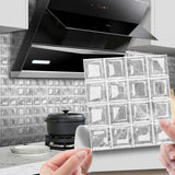 DecoMosaic 3D Peel-and-Stick Mosaic Wall Tiles – 10-Pack Waterproof PVC Stickers for Kitchen & Bathroom