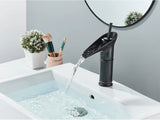 Heritage Waterfall Basin Faucet Antique Brass Black – Single Handle Mixer Tap | Deck Mounted One Hole | Classic Bathroom Fixture