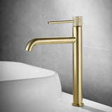 NoirÉlan Matte Black Luxury Bathroom Faucet – Solid Brass Single-Handle Sink faucet with Hot & Cold Control