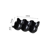 OvoLux Ceramic Egg Holder – 6- & 12-Slot Egg Tray for Kitchen & Refrigerator