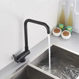 Foldable 360° Swivel Kitchen Faucet with Dual Spray Modes and Hot and Cold Mixer