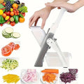 SliceMaster Pro Adjustable Vegetable Chopper – Manual Stainless Steel Dicer & Multi-Cut Food Slicer for Fast, Effortless Meal Prep