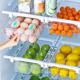 FridgeMaster – Transparent Kitchen Storage Box for Fruits, Vegetables & Eggs