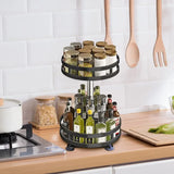 SpiceTurn Pro – 360° Rotating Spice Rack Organizer for Kitchen
