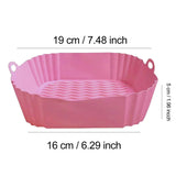 AirBake – Silicone Airfryer Pan & Baking Tray | Reusable Square BBQ & Oven Mat