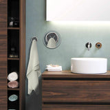 GripDot – Self-Adhesive Towel Holder, Round Wall Mount – No Drilling Required