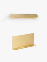 Nurlin Luxury Brass Wall Shelf – Organizer & Storage Rack for Kitchen, Bathroom & Living Space