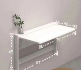 FlexiFold 424 Ultra-Slim Foldable Wall Desk – Modern, Space-Saving Solution for Study & Work