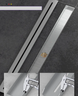 LuxDrain Premium Linear Shower Drain – 304 Stainless Steel Floor Drain for Bathroom & Shower (30/40/50 c