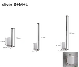 LUXROLLO – Self-Adhesive Stainless Steel Toilet Paper Holder (Extended & Drill-Free)