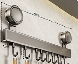 ChefSpace Kitchen Wall Hook Rail – No-Drill Hanging Organizer for Utensils