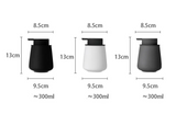 CeramiLux 300 ml Luxury Ceramic Soap Dispenser – Stylish & Refillable for Soap, Shampoo, Lotion, or Conditioner