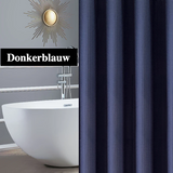 AquaWafel LuxeWaffle Waterproof Shower Curtain – Extra Thick Waffle Texture, Mold-Resistant, Single Color for Spa-Style Bathrooms