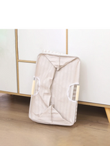 EcoFold Waterproof Cotton Laundry Hamper – Compact, Portable & Sustainable