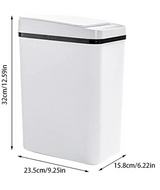 SmartBin Touchless Trash Can 12L – Automatic Sensor Waste Bin for Bathroom, Kitchen & Office