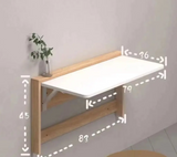 FlexiFold 424 Ultra-Slim Foldable Wall Desk – Modern, Space-Saving Solution for Study & Work