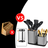 ChefPro – Luxury Stainless Steel Universal Knife Block with Antibacterial Protection