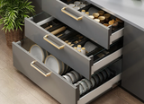 SlideDry Adjustable Pull-Out Dish & Utensil Organizer – Kitchen Drawer & Cabinet Storage Solution
