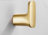 ChromeGrip Self-Adhesive Wall Hooks – Heavy-Duty Brass Hooks for Bathroom, Kitchen, Entryway & Bedroom
