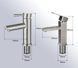 Matte Black Bathroom Sink Faucet with Single Handle Hot and Cold Mixer